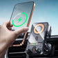 Slimme 2-in-1 telefoonhouder voor in de auto met draaifunctie en draadloze oplader