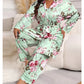 💖Comfortabele 3-delige pyjamaset – badjas, hemdje en lange broekComfortabele 3-delige pyjamaset – badjas, hemdje en lange broek