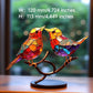 🦜Glas-in-lood Vogels op Tak Bureaudecoraties🎁