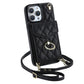 Accordion Leather Card Holder Crossbody iPhone Case