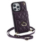 Accordion Leather Card Holder Crossbody iPhone Case