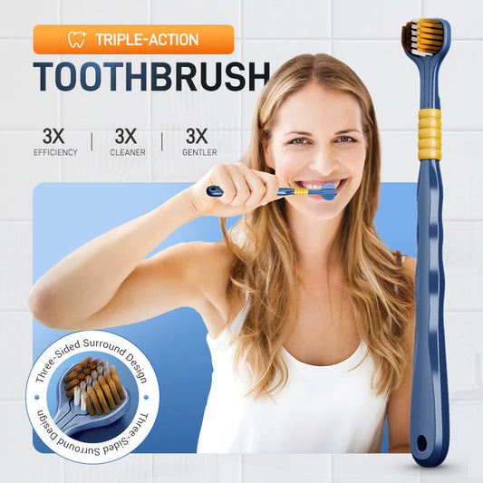 💖Uitverkoop 50% korting🦷Drievoudige multi-angle reinigingsborstel
