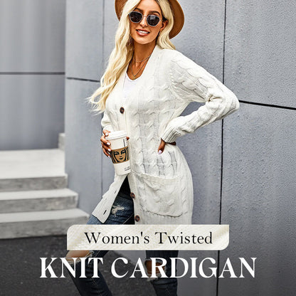 Dames herfst trui van gemiddelde lengte 🧥 – Te dragen over T-shirts/onder jassen, ideaal voor op kantoor en brunchafspraken 💼
