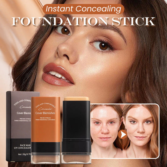 🔥Uitverkoop 50% UIT🔥Instant Concealing Foundation Stick met Ingebouwde Kwast