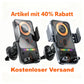 Slimme 2-in-1 telefoonhouder voor in de auto met draaifunctie en draadloze oplader