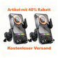 Slimme 2-in-1 telefoonhouder voor in de auto met draaifunctie en draadloze oplader