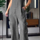 ✨️💙LAST DAY SALE 49% OFF✨️💙Thin Denim Cargo Pocket V-neck Jumpsuit