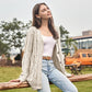 Dames herfst trui van gemiddelde lengte 🧥 – Te dragen over T-shirts/onder jassen, ideaal voor op kantoor en brunchafspraken 💼