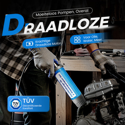 🔈🔈50% KORTING! 🔋✨ Hoogwaardige olie- en waterpompset