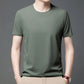 🔥Zomer Uitverkoop🔥Ademend Effen Kleur Kort Mouw Wafel T-shirt