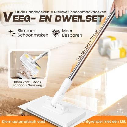 🔥Laatste dag verkoop 52% korting🔥Wegwerpstofmaap met 4 herbruikbare doeken