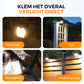 🌿 Solar-clip-lamp met bewegingssensor – Perfect voor in de tuin, op het balkon en op het terras! 🏡✨