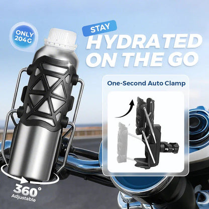Adjustable bike bottle holder