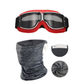 🥽 🏍️ Vintage helmbril motorbril – UV-bescherming, anti-condens en verstelbare band 🛡️
