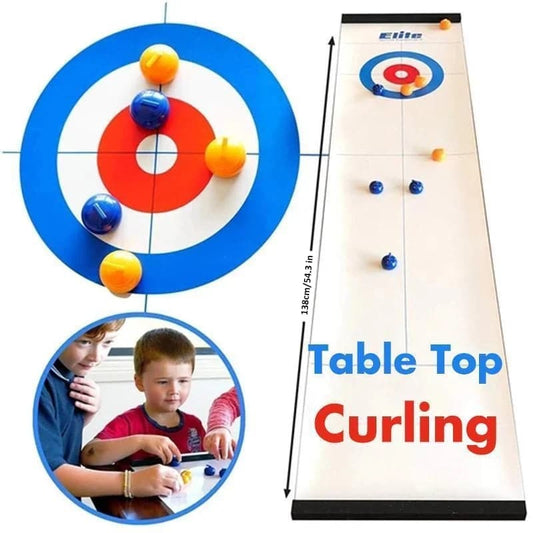 ✨Laatste dag korting!  🎁— Nieuw Tafelcurlingspel voor het Hele Gezin!