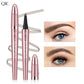 3D Microblading Four Claw Liquid Wenkbrauwpotlood (2 stuks)