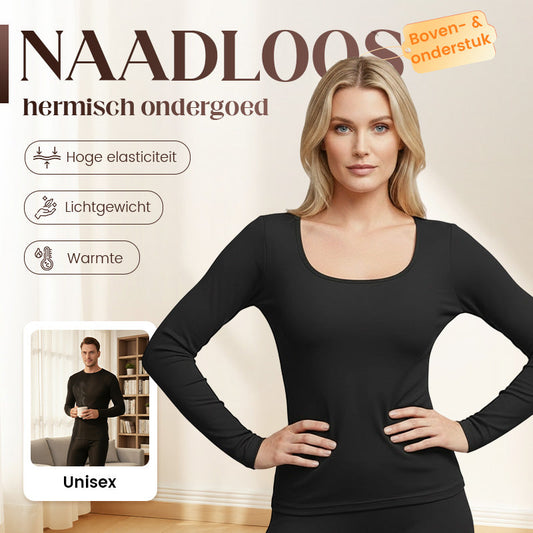 📢Laatste dag met korting⏰Naadloze elastische thermische binnenkleding