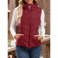 💖Uitverkoop 50% korting✨️Dames mouwloos puffer vest met ritssluiting💗