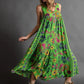 50% KORTING -  Nieuwe grote maat vintage bloemenprint losse mouwloze jumpsuit
