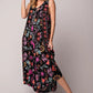 50% KORTING -  Nieuwe grote maat vintage bloemenprint losse mouwloze jumpsuit