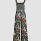 Jumpsuit met brede pijpen met bloemenknoop