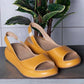 🌞Fris De Lente In Met 50% Korting!👡Comfortabele Leren Dames Sandalen met Plateauzool – Elegante Antislip Zomerschoenen voor Elke Dag