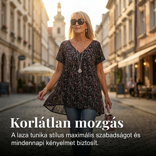 Blouse Met Voorjaarsbloemenprint – Luchtig & Kreukvrij🌸 V-hals, losvallend & ademend – Nu 75% korting, op=op!
