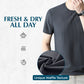 🔥Zomer Uitverkoop🔥Ademend Effen Kleur Kort Mouw Wafel T-shirt