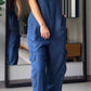 ✨️💙LAST DAY SALE 49% OFF✨️💙Thin Denim Cargo Pocket V-neck Jumpsuit