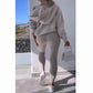 （Onmiddellijke verzending）Vest met capuchon, vest, legging, driedelige set