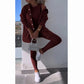 （Onmiddellijke verzending）Vest met capuchon, vest, legging, driedelige set