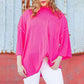 2024 Nieuwe oversized hoge hals Urban geribbelde top voor dames