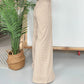 Zomerse eenvoudige gestreepte strapless jumpsuit met wijde pijpen