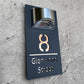 Solar-Powered Address Number Sign