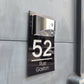 Solar-Powered Address Number Sign