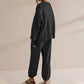 ✨Uitverkoop 50% korting✨gratis verzending🔥 Casual 2-delige outfits voor dames, oversized gebreid vest en wijde broek met hoge taille