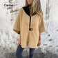 💥Uitverkoop 49% korting💕Casual stand kraag van dameshalte halve zip jas