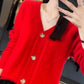 🍂Herfst Specials🍂 Los Slouchy Faux Kasjmier Button Front Cardigan Sweaters voor dames