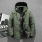 Witte Eendendons Parka Winter Warm Jasje voor heren