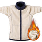 Heren Winter Modieus Fleece Rits Jasje