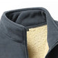 Heren Winter Modieus Fleece Rits Jasje