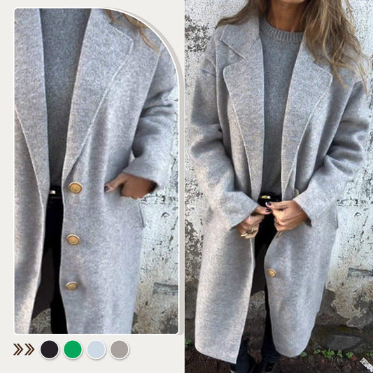 ❄️Winter Special ❄️ Vrouwen Lange Mouwen Tweed Kapmantel