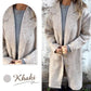 ❄️Winter Special ❄️ Vrouwen Lange Mouwen Tweed Kapmantel