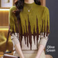 💥Clashing Colours Fashion Casual Pullover Knit Top💕