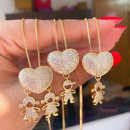 💖Liefde en mijn kinderen. - Moederliefde ketting🎁