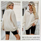💝Hete verkoop💕Dames Sweatshirt met Ritssluiting en Afhangende Schouders
