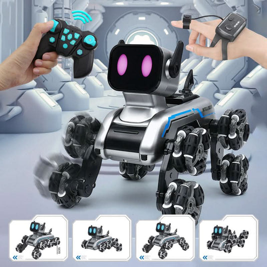 🎁[Beste cadeau voor kind]Gebaar Sensing Stunt Robot Hond Autospeelgoed