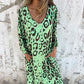 💖Flowy jurk met V-hals en zakken
