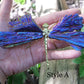 💥🦋AURA TOURMALINE KYANITE DRAGONFLY✨