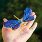 💥🦋AURA TOURMALINE KYANITE DRAGONFLY✨